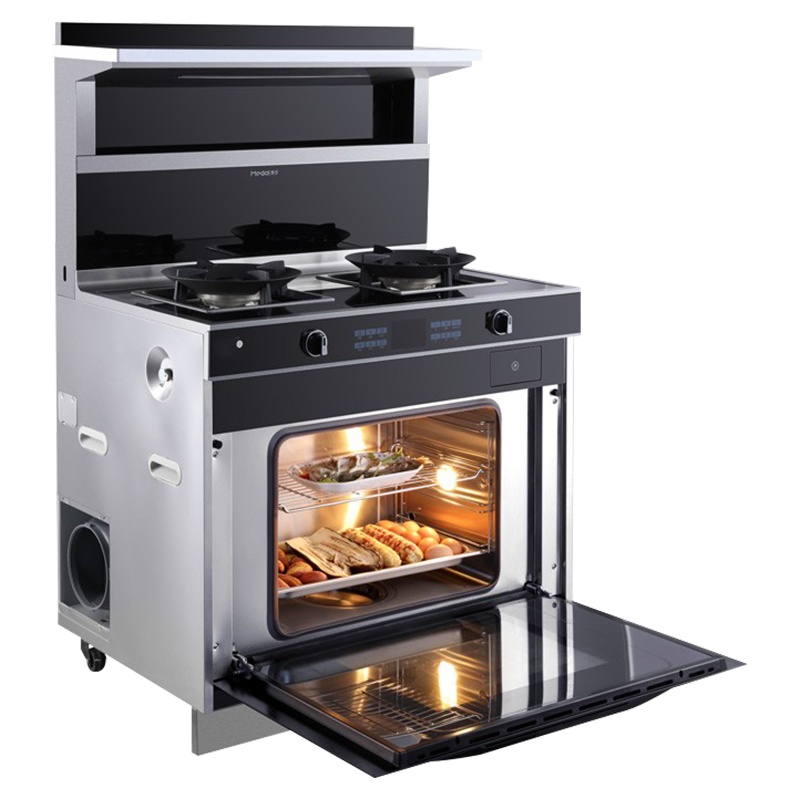 美多(medal)集成灶E1ZK/蒸烤一体 油烟机燃气灶蒸烤箱套装一体成型 一级能效 天然气