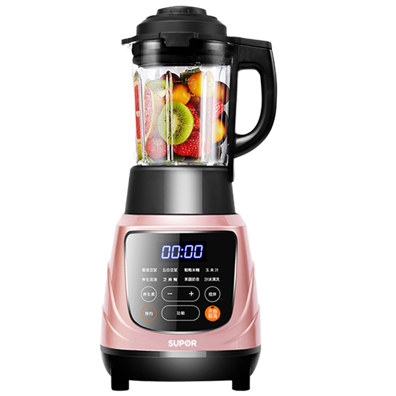 苏泊尔(SUPOR)破壁料理机JP719A 智能预约家用1.75L/升粉色加热多功能榨汁养生辅食豆浆机搅拌机