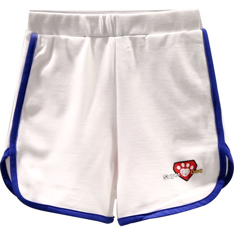 史努比童装男童短裤儿童中大童年夏季透气休闲五分儿童运动中裤短裤SP02BK8070K
