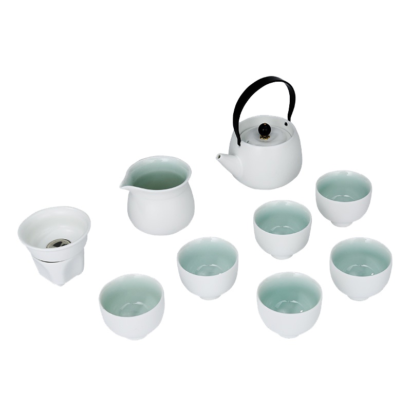 常生源 茶具套装定窑功夫茶具整套茶壶杯子家用办公礼盒装 天之韵