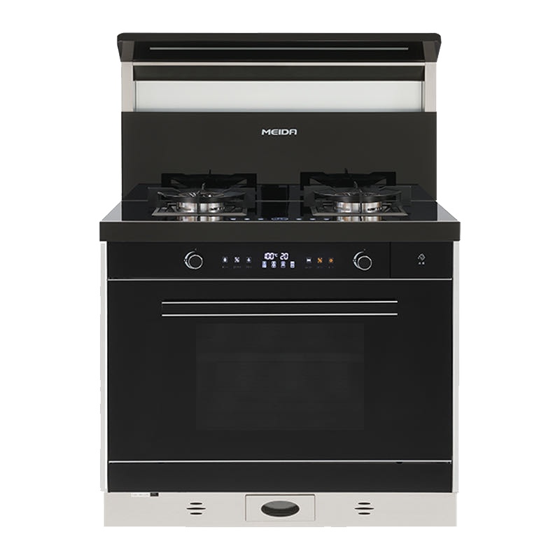 美大(MEIDA)JJZT-6686ZK集成灶KA6ZK蒸烤一体机蒸箱烤箱消毒柜套装环保家用钢化玻璃台面天然气/液化气