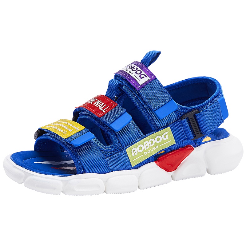 BOBDOG HOUSE巴布豆童鞋儿童凉鞋2019夏季中大童韩版男童女童软底鞋子M9245