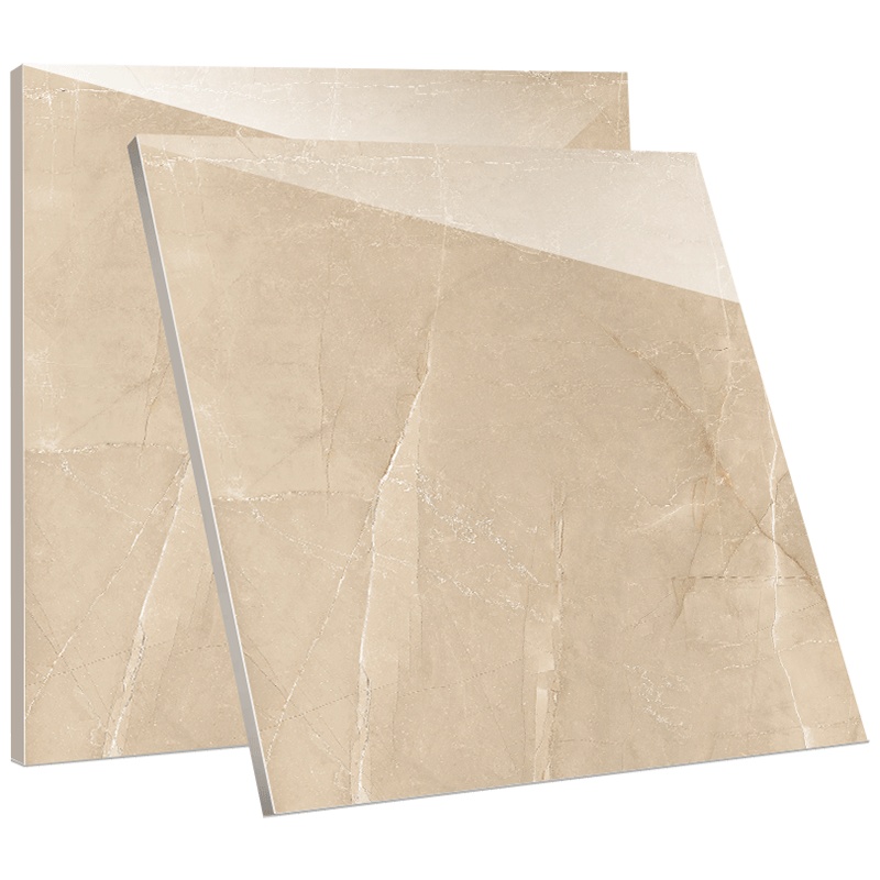 鹰牌陶瓷 全抛釉地砖 客厅瓷砖 背景墙釉面砖 800*800 千叶米黄