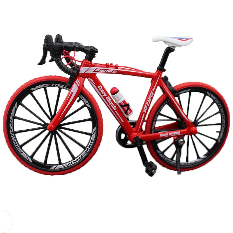 魔法棒合金山地自行车模型玩具逼真脚踏车共享折叠单车精品家居摆件热卖