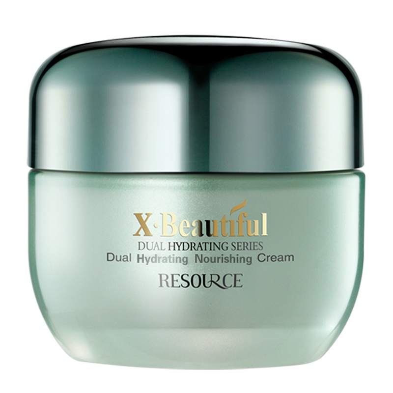 秀美资源化妆品 双重保湿滋润霜50g 补水保湿面霜护肤 专柜正品女