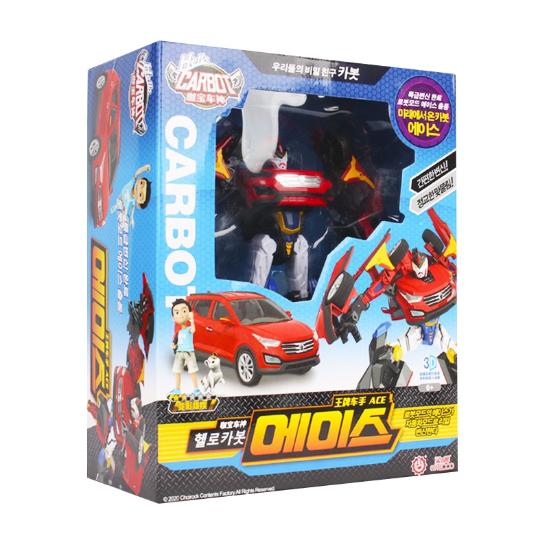 买奇酷咖宝车神变形汽车卡宝蛋神儿童变形机器人玩具小男孩小女孩金刚变形 精英版王牌车手SUV HCL001