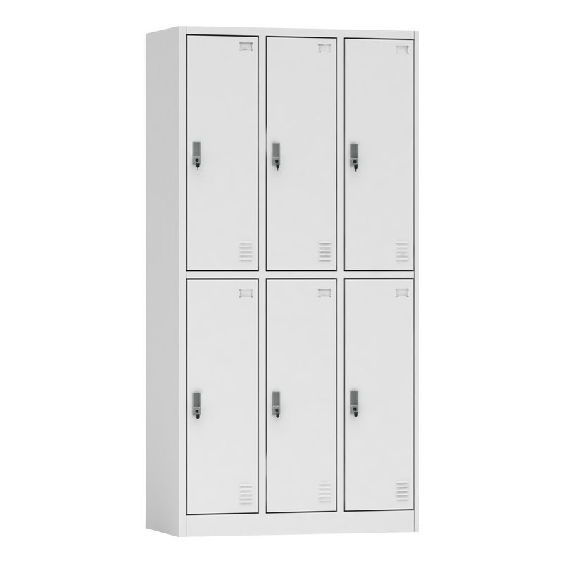 科朔 文件柜 更衣柜 钢制更衣柜 铁皮更衣柜储物柜 六门更衣柜KS-JH-ZH006E
