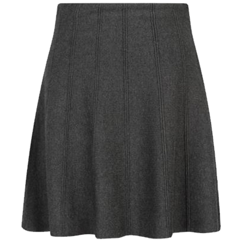 【热卖】拉夏贝尔毛呢百褶半身裙a字裙女士秋冬新款韩版高腰短款小黑裙10015870