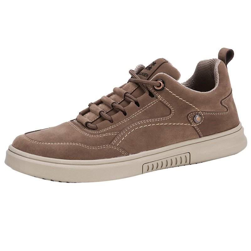 木林森男鞋时尚韩版百搭潮鞋春季新款网布拼接潮流板鞋男透气运动