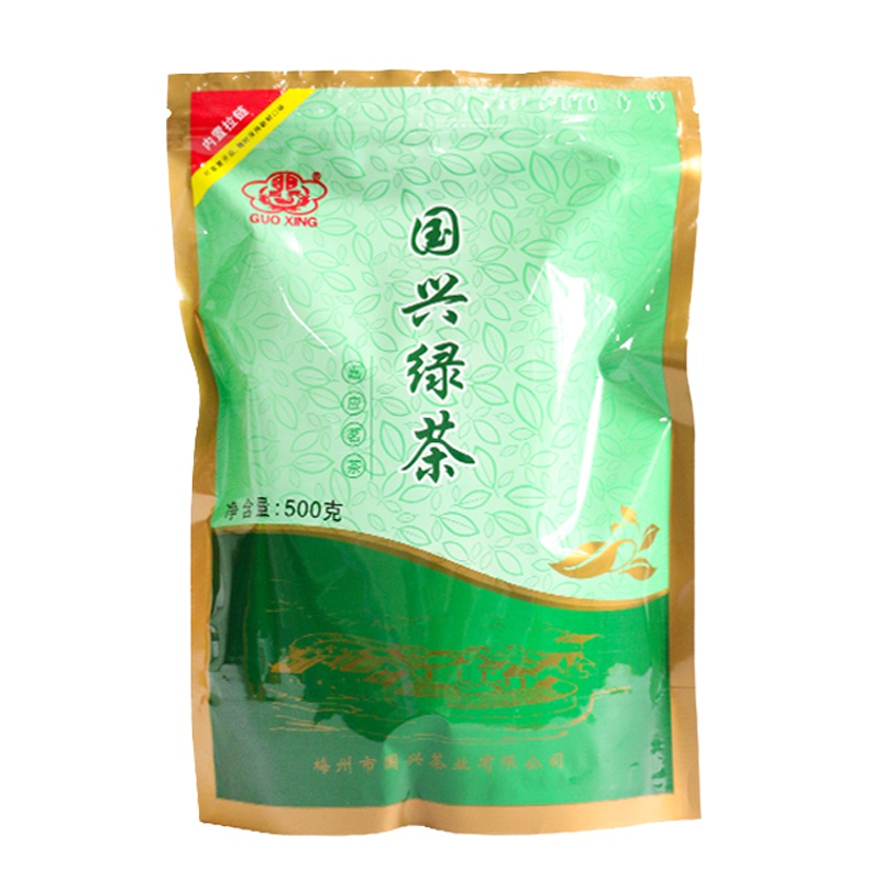 国兴茶业 客家绿茶 明前春茶 国兴绿茶500g袋装
