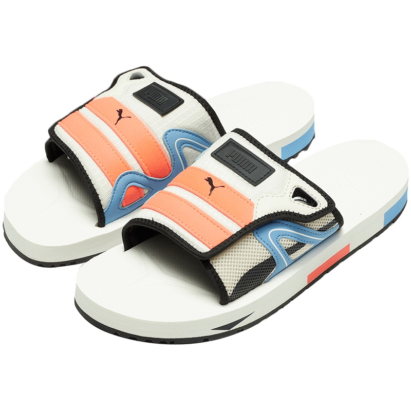 PUMA彪马男鞋女鞋运动鞋魔术贴一字拖休闲拖鞋375630