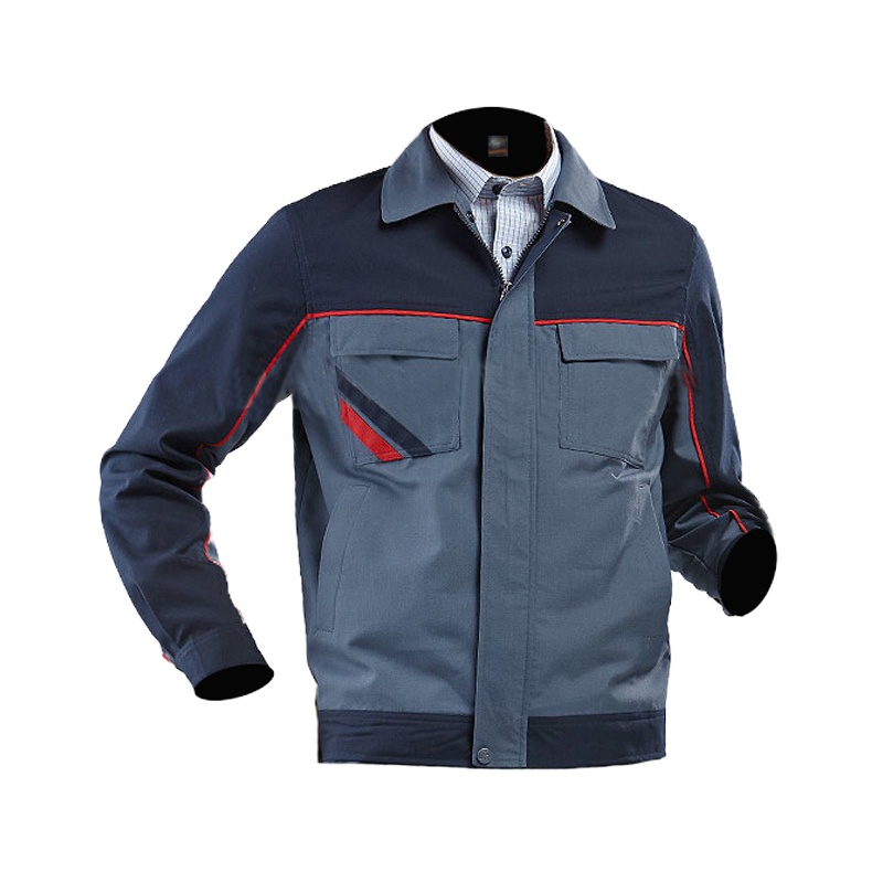 晶至春秋长袖工作服套装J1502款可定制防静电防阻燃防酸碱