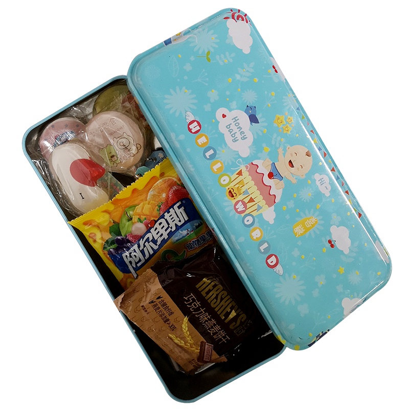 好时巧克力牛奶燕麦饼干棒棒糖诞生礼6颗礼盒装(含礼袋)天蓝色 套餐 好时饼干1袋+软糖1袋+阿尔卑斯Alpenlie棒棒