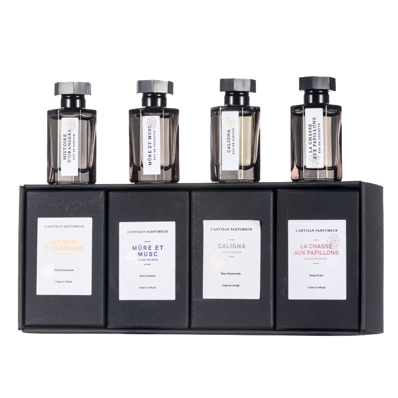 L'Artisan Parfumeur阿蒂仙之香 黑莓缪斯专属你心寻找蝴蝶Q版香水套装5ml*4 无泵头