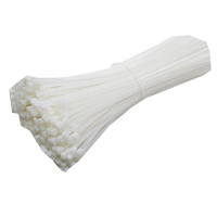 海斯迪克 HK-522 白色尼龙扎带 工业自锁式扎带 新料固定塑料绑扎线线束带