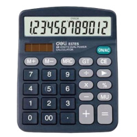 得力 Deli  837ES 837ES桌面计算器 黑(包装数量 1个)