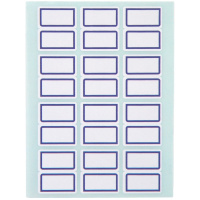 得力(deli)7194口取纸标签纸 不干胶标签贴 自粘性贴纸 小标签贴 (5包装)