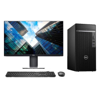 戴尔(Dell)Optiplex5080MT商用电脑整机23.8英寸(i7-10700 8G 1T+128G 2G独)