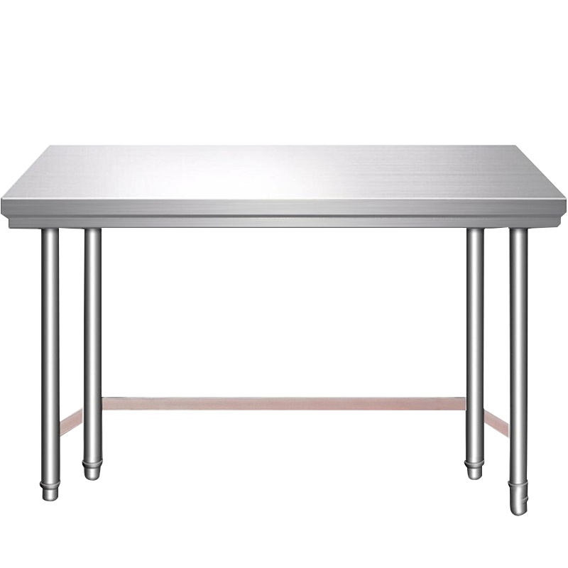 德玛仕不锈钢工作台 厨房操作台置物架商用打荷台 单层操作台1800x800x800mm(工程款304无磁不锈钢)
