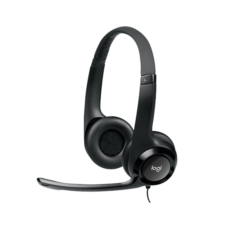 罗技(Logitech)H390 立体声USB耳机 带麦克风话筒 电脑笔记本办公耳麦