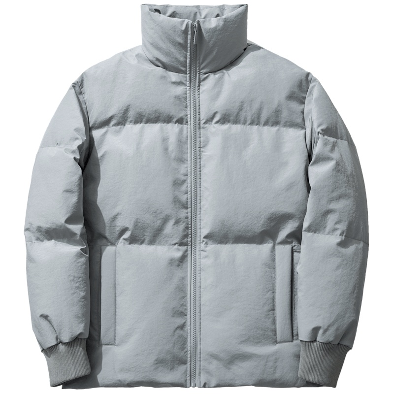 千纸鹤男士短款面包羽绒服2019冬季青年时尚休闲立领外套男60261