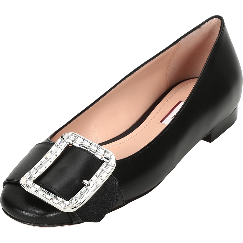 BALLY 巴利 女士 牛皮单鞋平底鞋船鞋 JACKIE FLAT CRYS