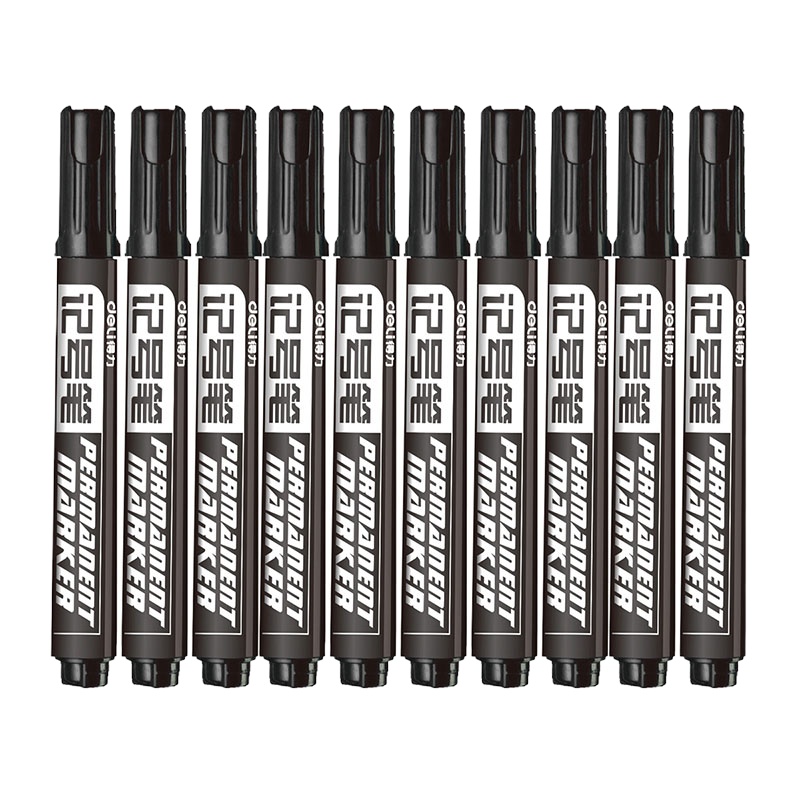 10支/盒-得力记号笔