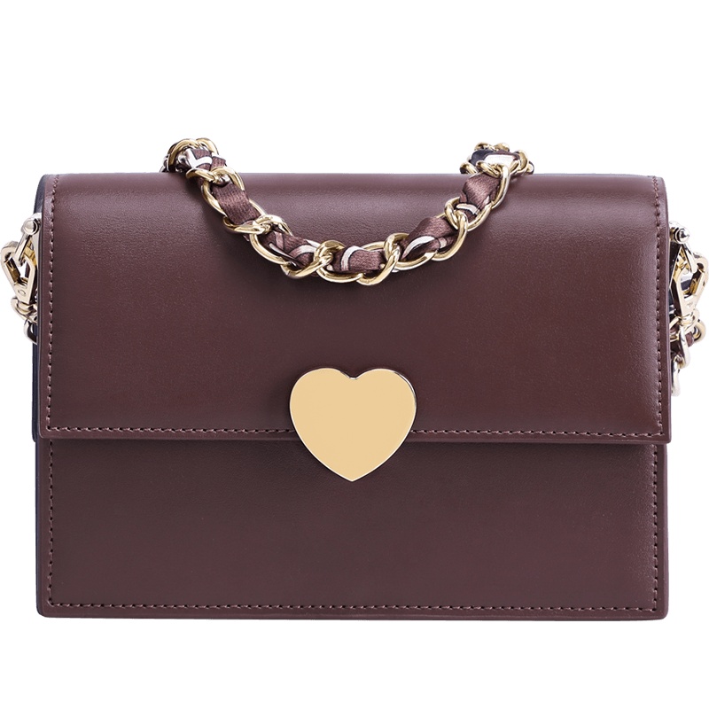 Viney女包包2020新款潮真皮链条斜挎包时尚百搭小方包单肩腋下包