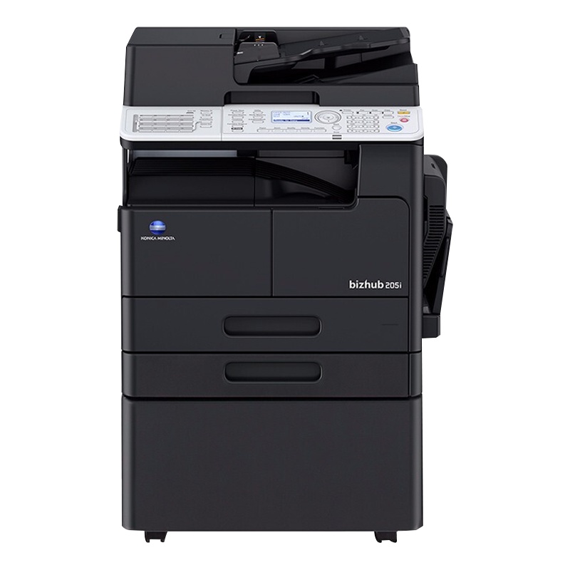 柯尼卡美能达(KONICA MINOLTA)bizhub 205i A3黑白复合机打印 双面器+输稿器+双纸盒