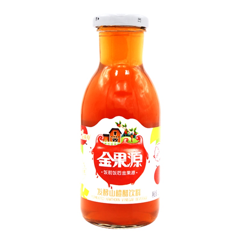 金果源发酵型山楂醋饮料260ml 山楂苹果醋饮品