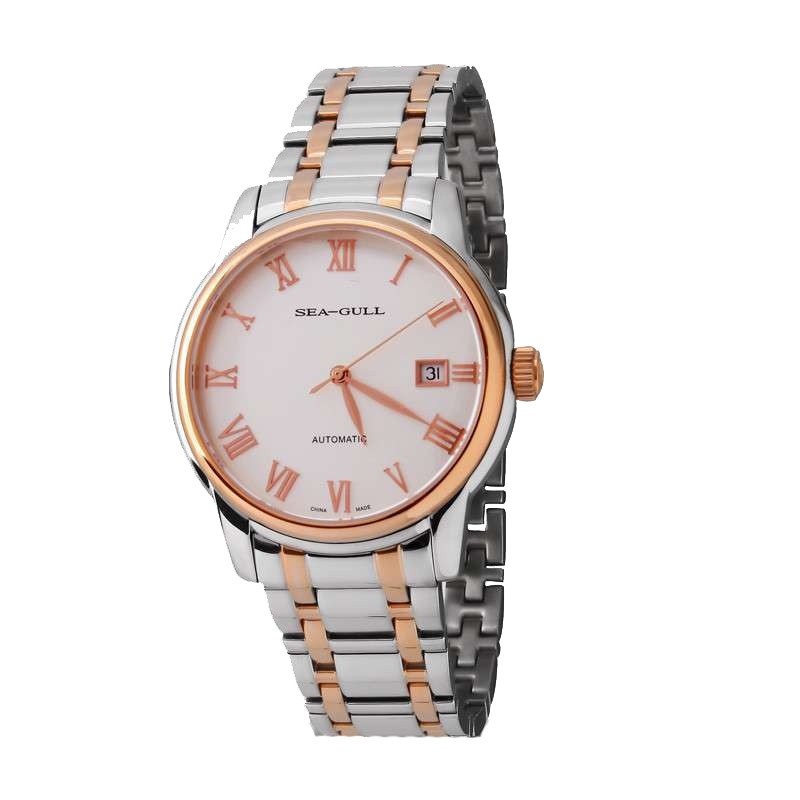 海鸥表(SEAGULL) 手表 钢带自动机械表 商务休闲女表 217.393手表