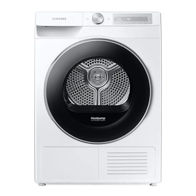 三星DV90T6440LH/SC 9公斤 AI智能控制 热泵低温烘干 35分钟快速干衣 左右开门 除菌除皱去味干衣机