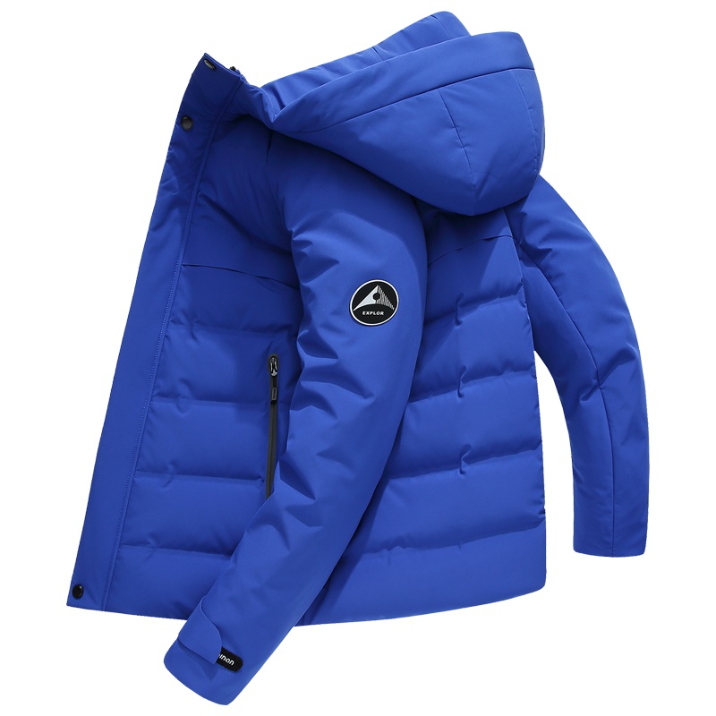 雅鹿羽绒服男短款秋冬新款连帽时尚运动休闲冬季保暖羽绒外套潮A