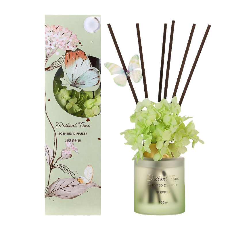 名创优品(miniso) 蝶恋花系列无火香薰室内卫生间花果香清新自然芬芳[悠远的时光(清新)]