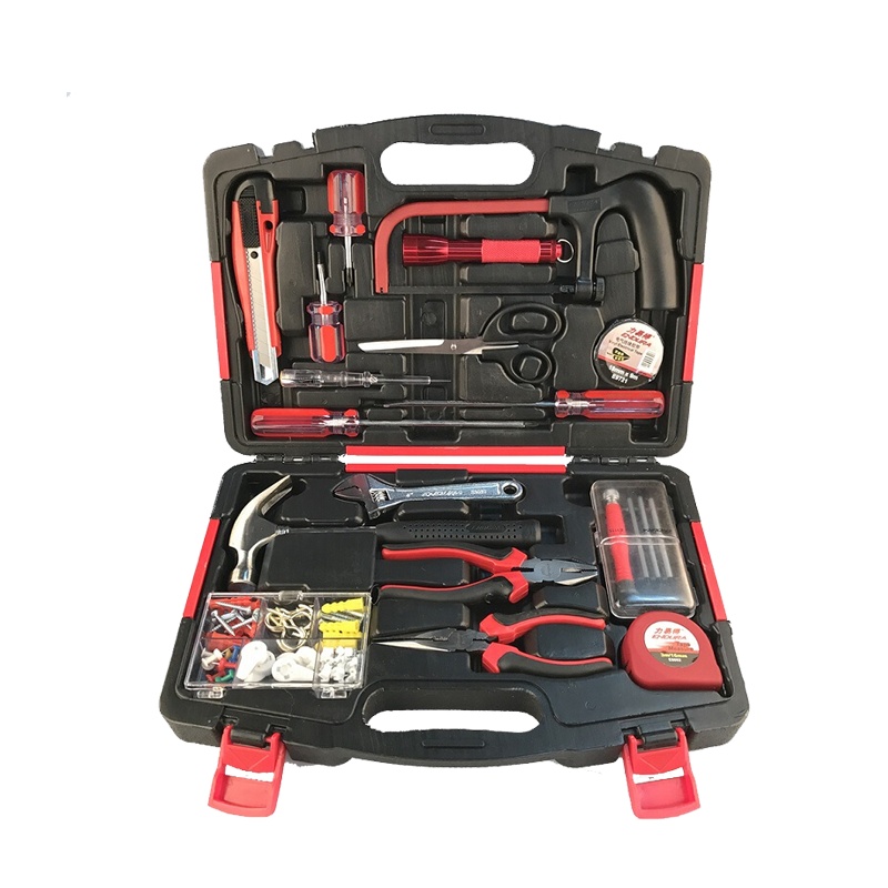 力易得(ENDURA) 18件套家用工具组套 维修组套 手动工具组套 五金工具箱 货号E1104