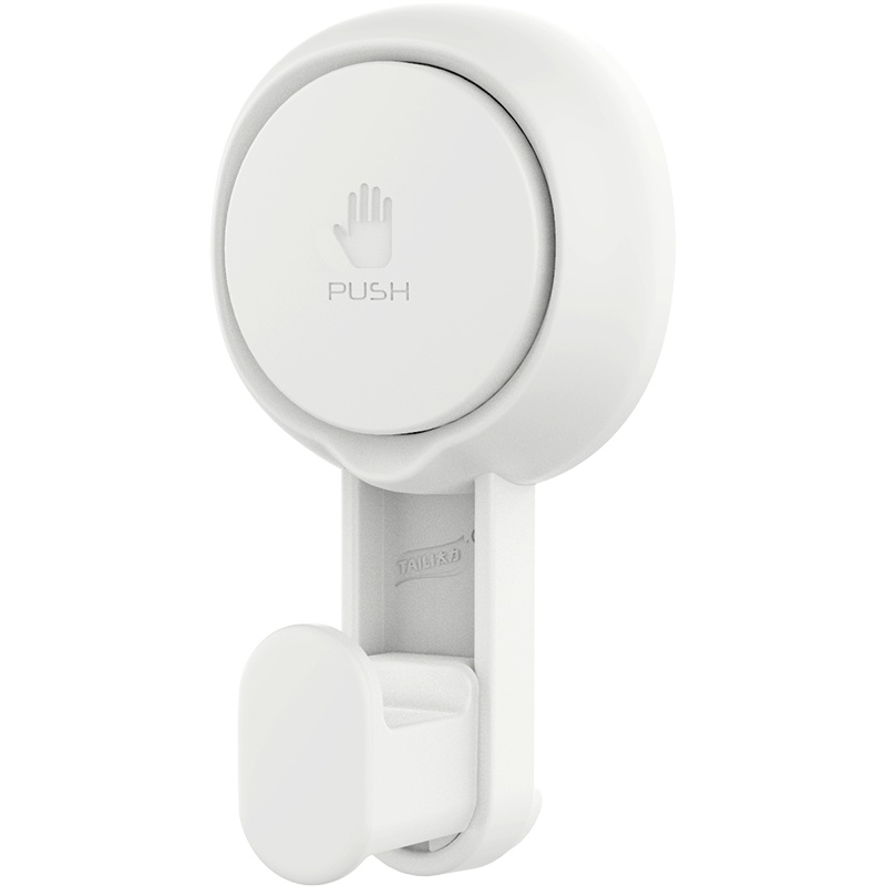 太力吸盘挂钩强力真空挂衣钩粘钩挂毛巾架免打孔卫生间置物架厨房挂钩贴无痕细钩(2个装)