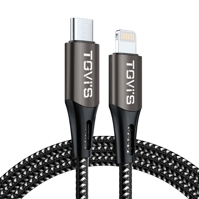 TGVI'S 苹果数据线PD快充编制线官方MFI认证Type-CtoLightning手机充电线