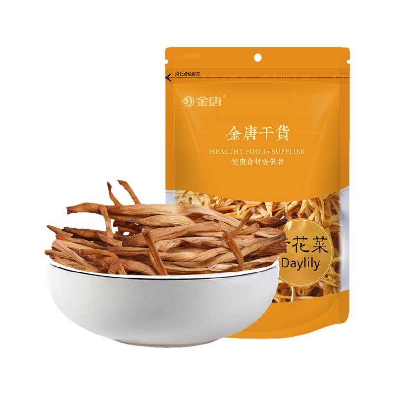金唐(KTANG)黄花菜158g*2袋装 干菜 金针菜干 干货特产