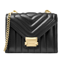 Michael Kors 迈克·科尔斯 女士专柜款皮质时尚绗缝单肩斜挎包袋女包礼物送女友 30F8GXIL1T