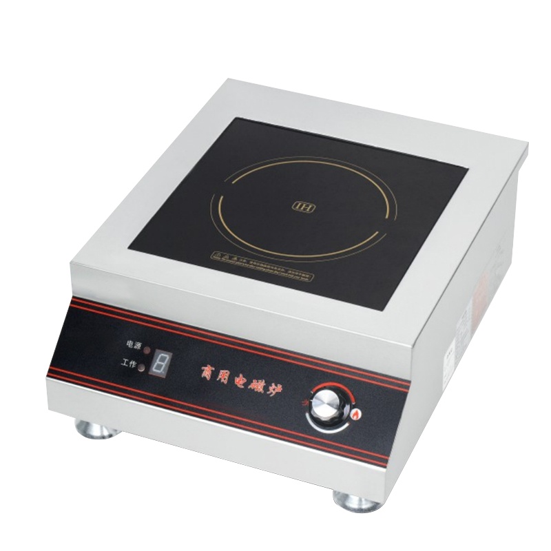 乐创(lecon)商用电磁炉5000W 商业电磁灶电炉灶五千瓦大功率炒炉大锅灶学校酒店厨房设备台式汤灶(380v)