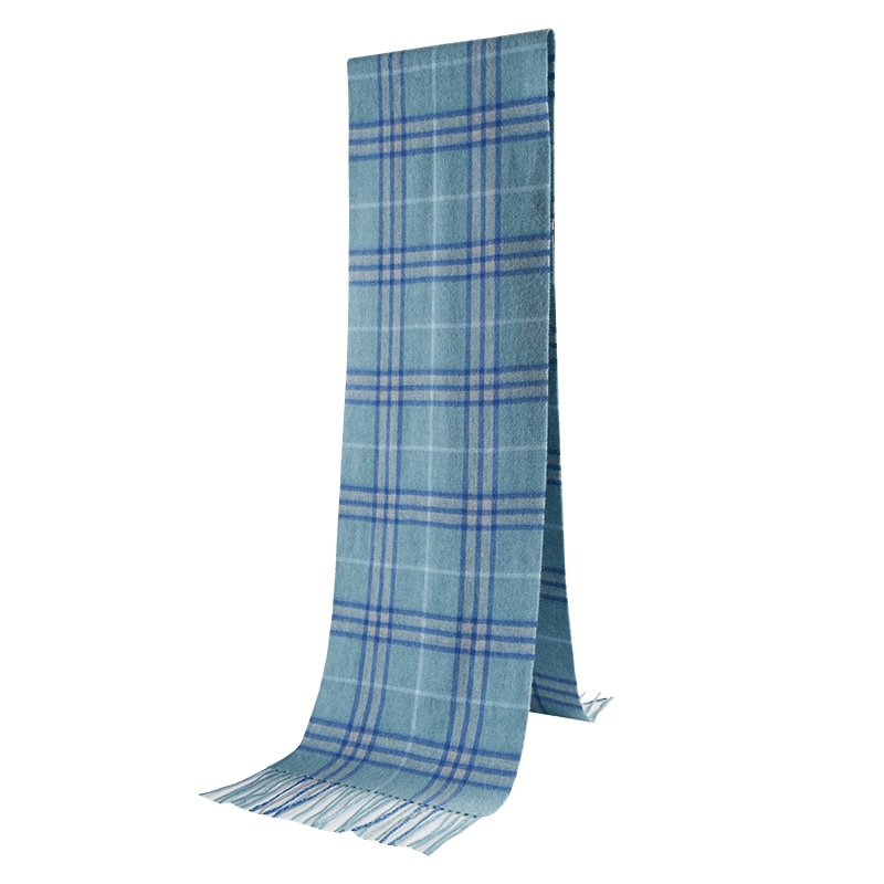 ERDOS 羊绒水纹格围巾E173S1004