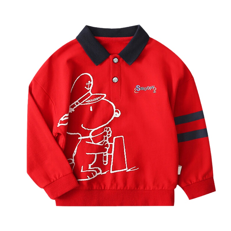 史努比SNOOPY童装儿童卫衣春秋新款男童长袖上衣中小童外出衣服