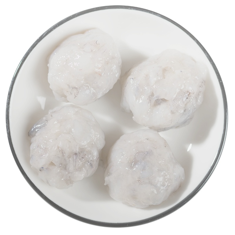 禧美海产 国产冷冻手打虾滑丸子新鲜火锅食材150g