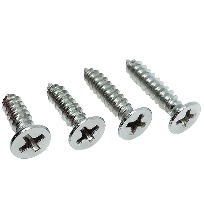 定制410不锈钢十字平头自钻螺丝古达沉头钻尾燕尾螺钉M4.2M4.8钻尾螺丝 4.2*32