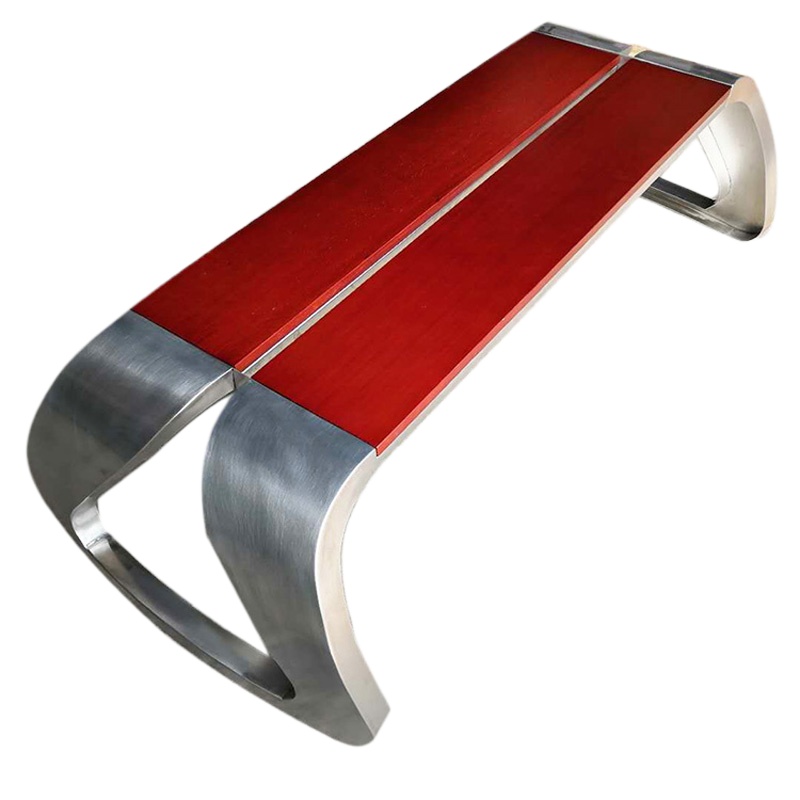 震天下 户外休闲椅 P153 201不锈钢材质 优质山樟木 1550*685*440(张)