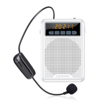 联想(Lenovo)A600无线版小蜜蜂扩音器喇叭 大功率便携导游教学专用 迷你音响音箱U盘唱戏机 月光白