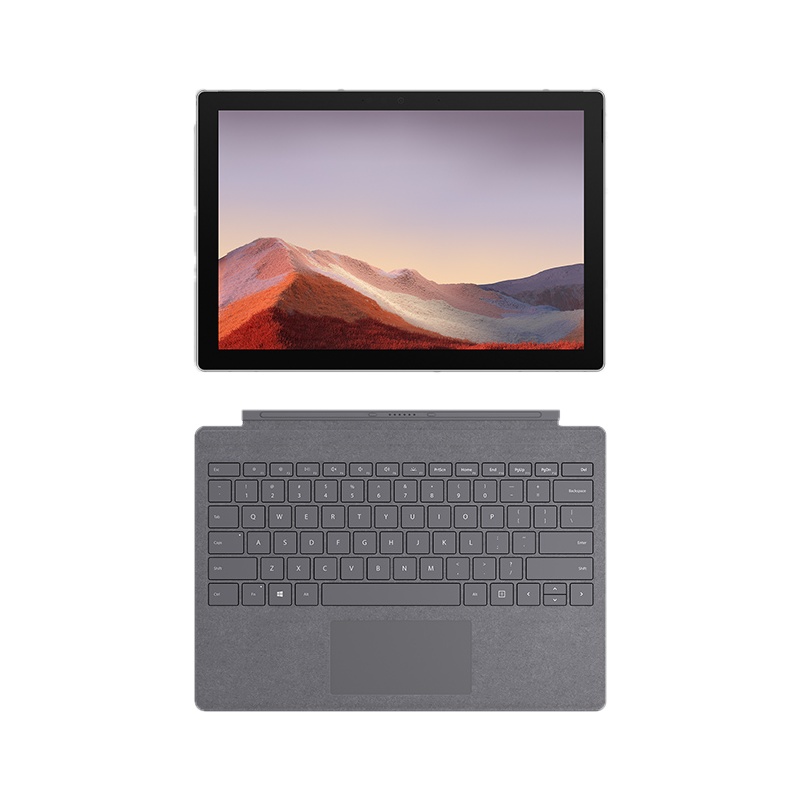 微软surface pro7 专业版 二合一 10代酷睿 I5 8G 256G固态 12.3英寸 典雅黑