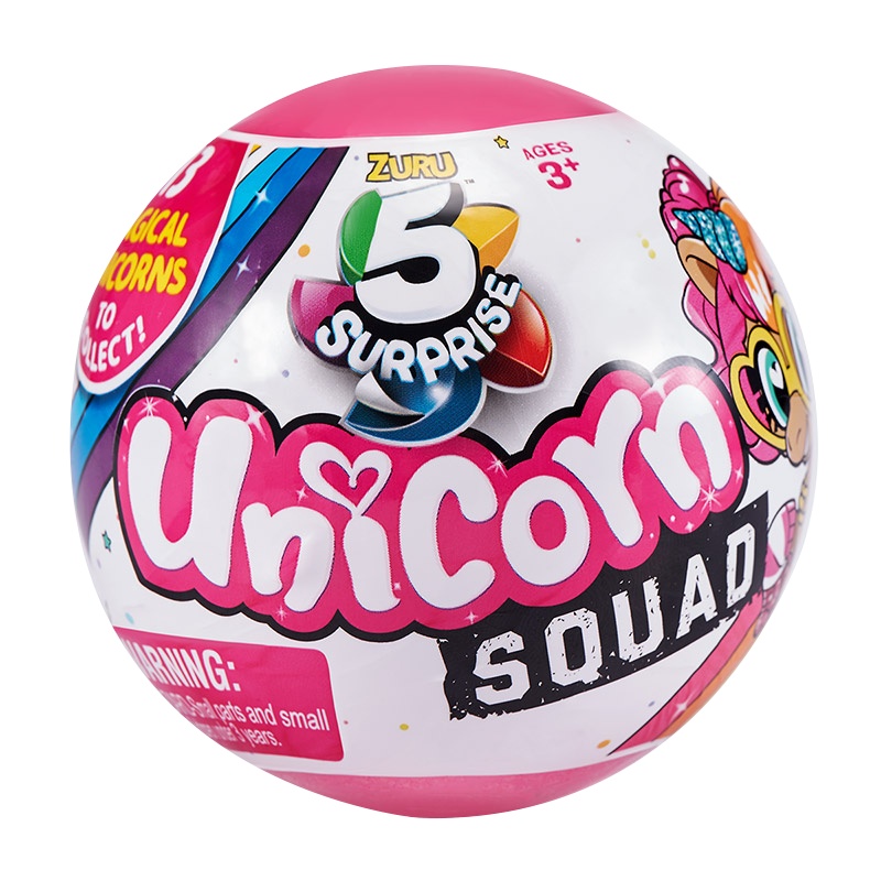 ZURU筑愉-5倍惊喜蛋独角兽萌宠系列7726女孩过家家玩具