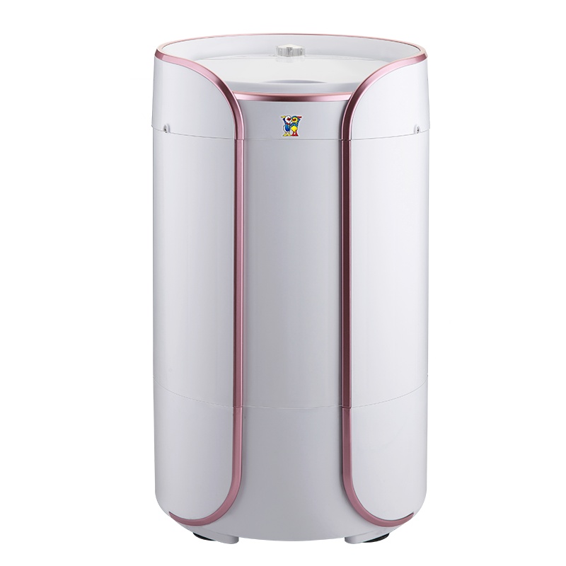 小鸭3.8公斤迷你洗衣机大容量小型母婴儿童单身内衣裤单桶洗被套洗袜机 WPF418L 玫瑰金