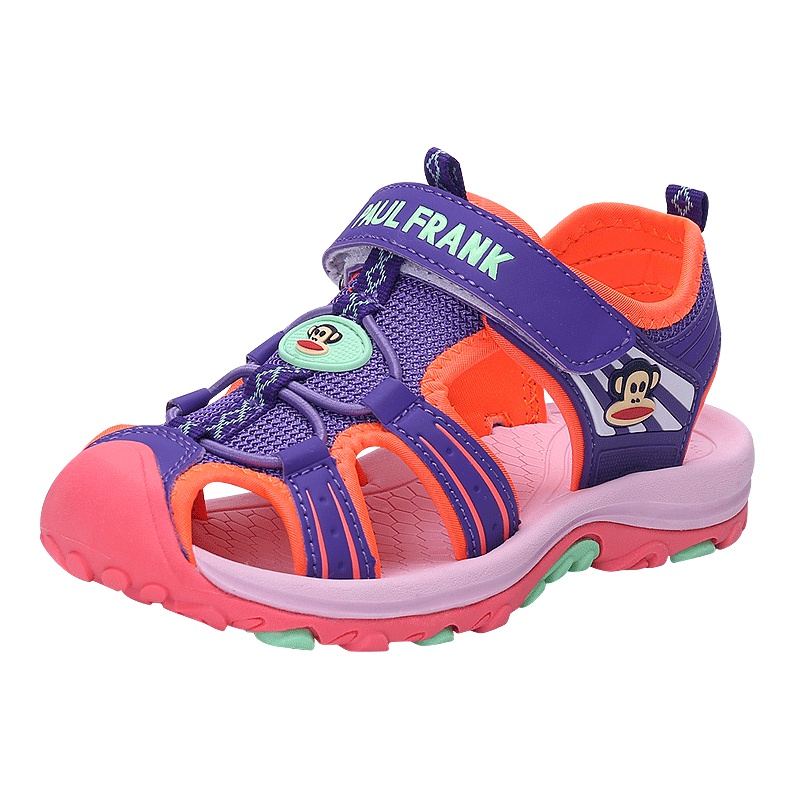 大嘴猴童鞋男童包头凉鞋夏款鞋子女夏男孩中大童儿童沙滩鞋